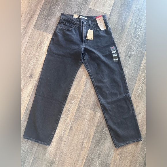 Levi's women’s 94 Black Baggy Jeans - Picture 2 of 4